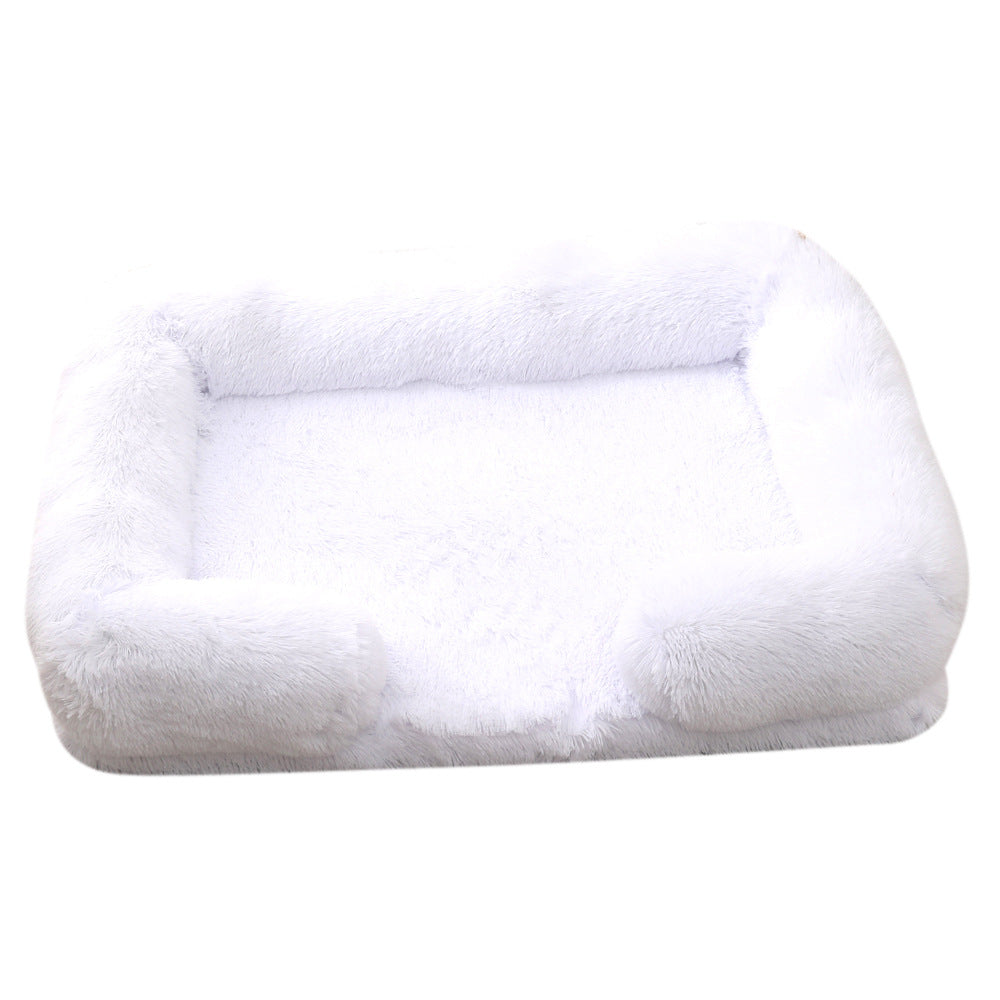 Ultimate Comfort Plush Round Dog Bed for Winter - Cozy, Stylish & Supportive