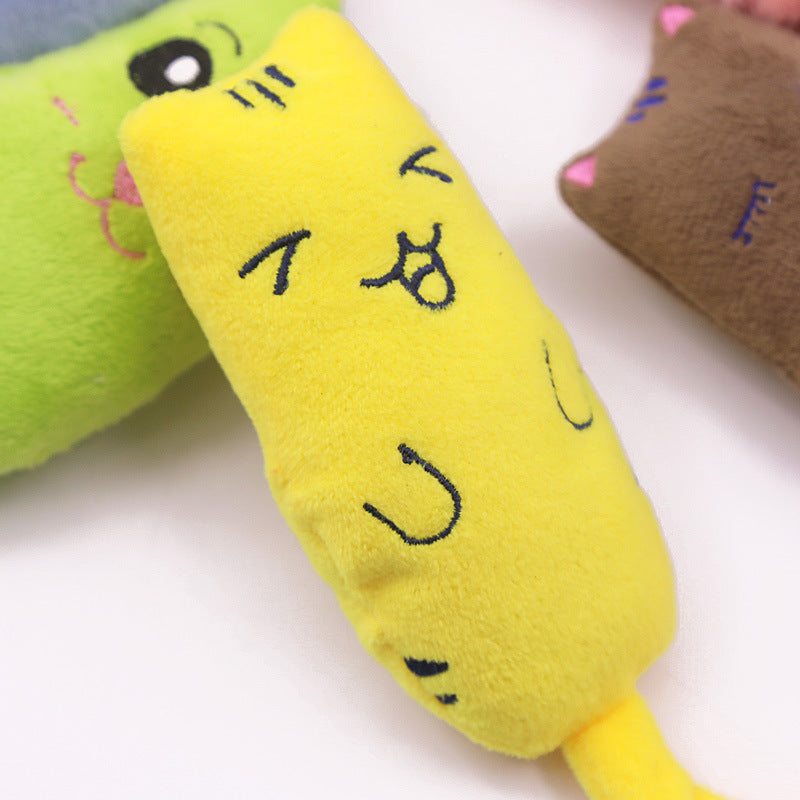 Delight Your Feline Friend with Our Cute Plush Catnip Toy