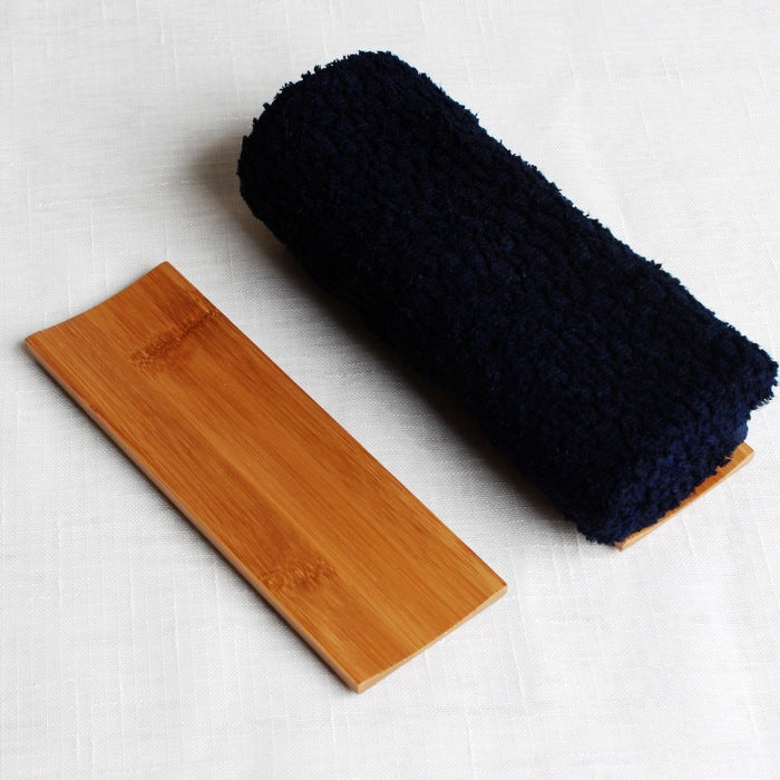 Bamboo Wooden Towel Rack & Holder — Space-Saving Design