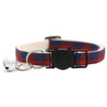 Stylish Pet Plaid Bowless Bell Collar - Fashionable Comfort for Your Cat