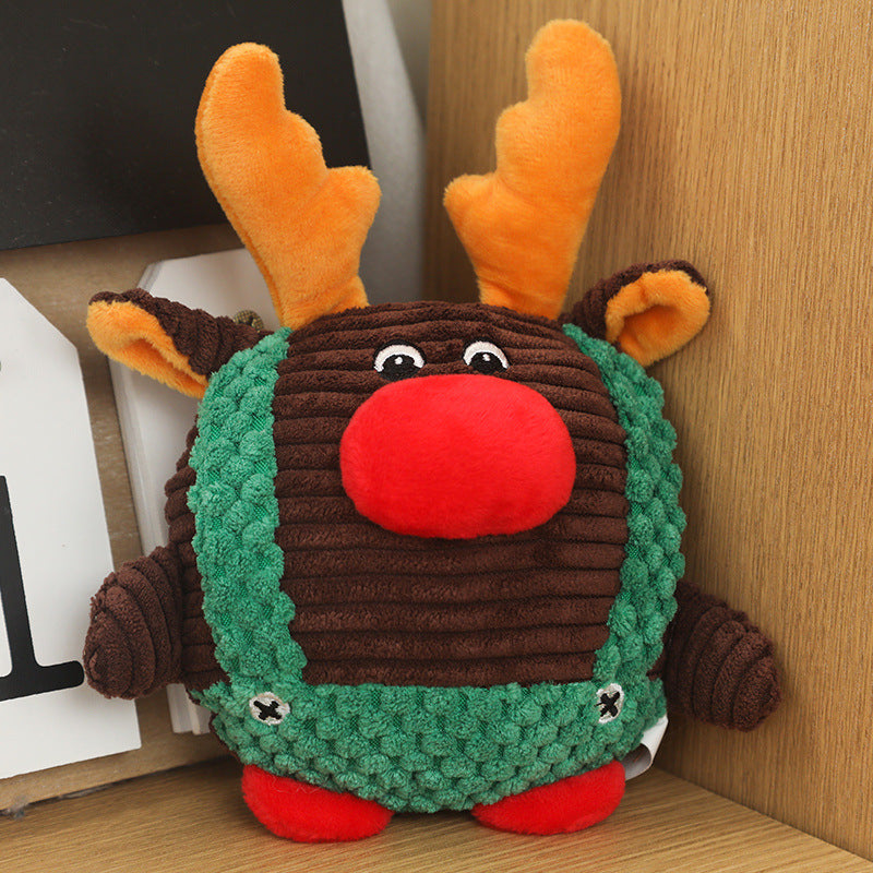 Delightful Santa Penguin Snowman Pet Toy - Perfect Plush Companion for Your Furry Friend