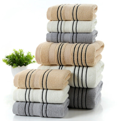 Premium 100% Cotton Bath Towel Set — Soft & Absorbent