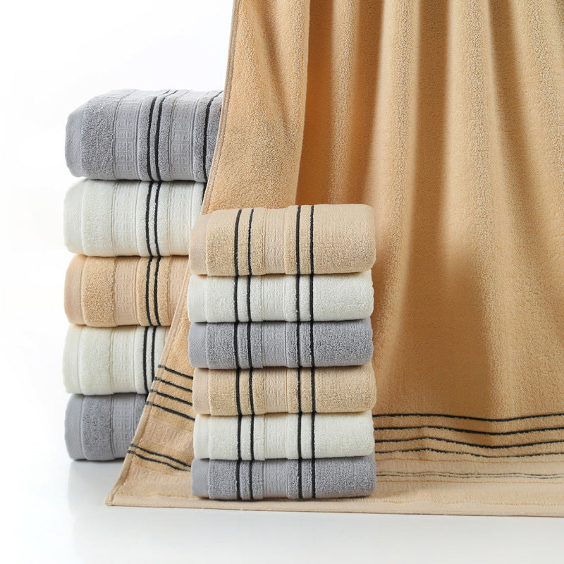 Premium 100% Cotton Bath Towel Set — Soft & Absorbent