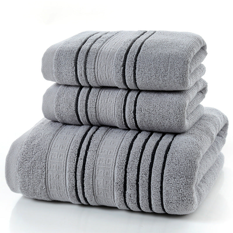 Premium 100% Cotton Bath Towel Set — Soft & Absorbent