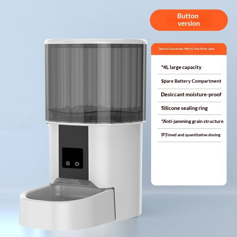 Smart Automatic Pet Feeder — Anti-Jam, Scheduled Meals, Stainless Steel Bowl