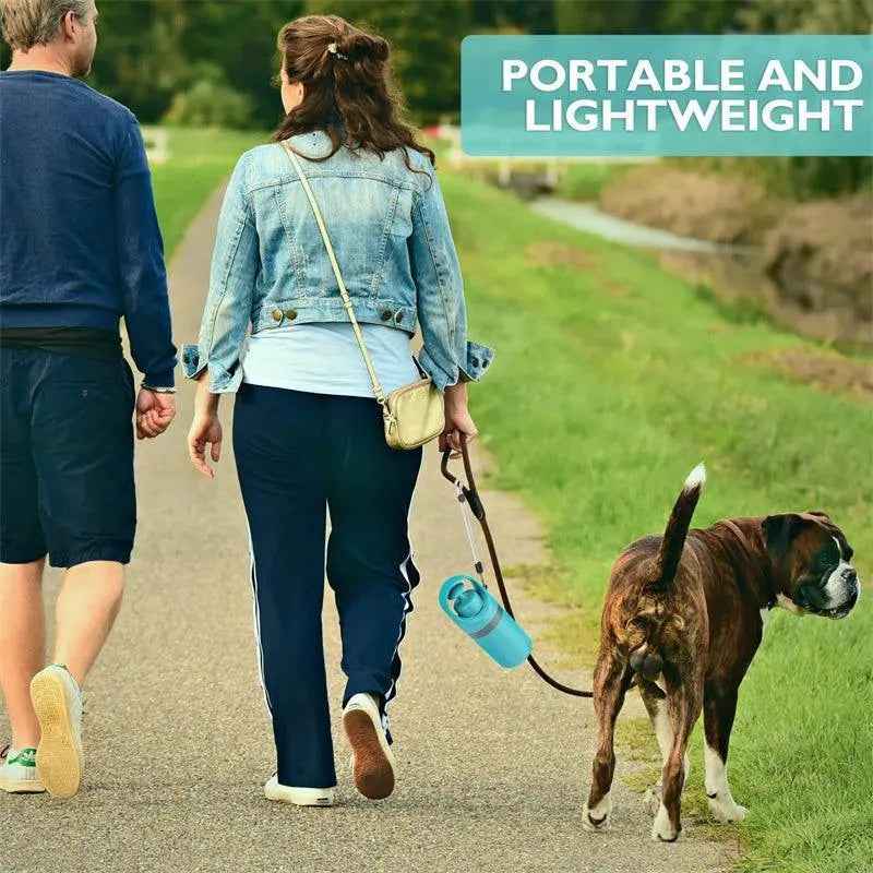 Portable Dog Pooper Scooper with Built-In Bag Holder